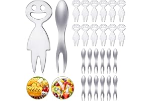 Patelai 24 Pcs Supports à Maïs d'Épis Brochettes de Maïs en Épi en Acier Inoxydable Kit de Supports à Maïs avec Boîte de Rangement Poignée pour BBQ Fruits Maïs Fourchette de Cuisson Maison