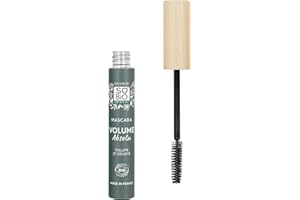SO'BIO ÉTIC LÉA NATURE SO BiO étic|Mascara certifié Bio Volume Absolu | Noir | Effet Volume & Densité | Brosse volumatrice | Sans effet paquet | Huile de Ricin Bio fortifiante | Made in France|8 ml