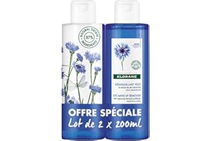 Klorane Eye Make-Up Remover with Cornflower 2 x 200ml
