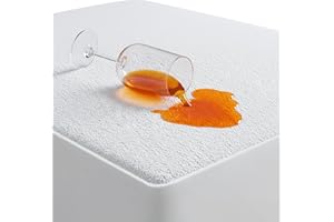 Sasma Home - Cot Bed Mattress Protector 70x140 - Toddler Mattress Protector - Hypoallergenic, Anti Mite Suitable for Deep Cot Bed Mattress - Noiseless Waterproof