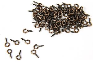 Le cuivre Miniblings 100x pitons - Mini canulee Vis pour les bijoux bricolage faisant je barbouillées les oeillets crochets de pitons