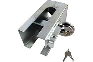 TRAILER PARTS4U Kastenschloss Anhängerschloss für Kupplungen von Alko, Winterhoff, Albe etc.Anhänger Trailer Schloss Deichselschloss Diebstahlsichherung Diebstahl Schutz