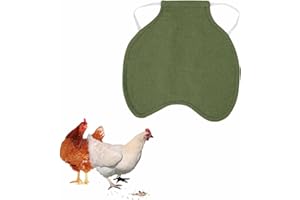 TUKNN Chicken Saddle, Chicken Saddle, Poultry Hen, Poultry Hen Saddle, Hen Saddle, Hen Saddle, Hen Apron, for Small Pets, Poultry, Green