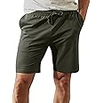 NOBERO Zip Pocket Regular Fit Shorts for Men | Cotton French Terry Fabric |