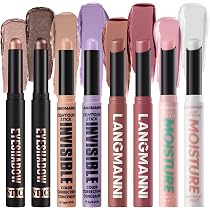 8-teiliges Make-up Set Für Frauen - Lidschatten, Contour, Lippenstift & Balsam