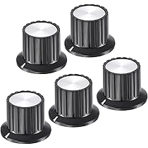 Manopole Bakelite Per Potenziometro 24x15mm - Set Da 10 Per Chitarra E Basso - Foto 2