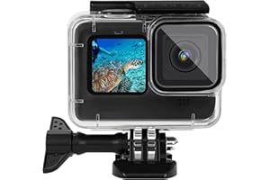 Solidpin Waterproof Case for GoPro Hero 11 Black 10 9 Black, Diving Protective Underwater Dive Housing Shell Cover for Go Pro 11 HERO10 9 GoPro9 Accessories Kit, 60M