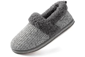 FamilyFairy Ladies Fluffy Slippers Warm Memory Foam House Slippers for Women Cosy Indoor