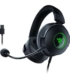 Razer BlackShark V2 - Cuffie da gioco THX Spatial Surround Sound - Driver 50mm - Microfono staccabile - PC, PS4, PS5, Switch, Xbox One, Xbox Series X| S, Mobile - Jack audio da 3,5mm ESL Edition