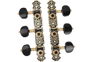 OREILET Meccaniche, accordatori di corde, pioli di accordatura per chitarra 3L 3R di ricambio 1:18 Parti di ricambio per accordatore per chitarra acustica per chitarra classica