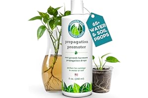 HOUSEPLANT RESOURCE CENTER Houseplant Prop Drops - Propagation Promoter & Root Growth Hormone | Root Stimulator for Cuttings | Supports Stronger, Healthier Plants | Easy-to-Use Liquid Formula for Water & Soil Propagation | 8oz