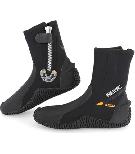 Cressi Malmo Rock Boots 3mm S - Escarpìnes Unisex De Neopreno Negro De 3 Mm Con Suela Dura De Agarre Total Máxima Protección Para Buceo Y Diversas Actividades Acuáticas, S - View #13