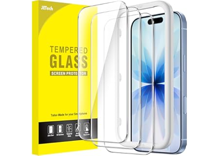 JETech Skärmskydd för iPhone 17 6,3-Tum, Härdat Glasfilm med Enkelt Installation Verktyg, 9H Hårdhet - Amazon Deal & Rabatt