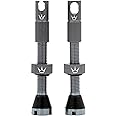 Peaty's X Chris King MK2 Tubeless Valves Presta - Integrated Spoke Key & Valve Core Removal Caps, Mountain Bike, Road & Gravel Bicycle Tyre, Insert Compatible, 7075 Aluminium - 42mm & 60mm
