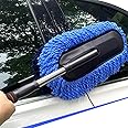 Lukzer Microfiber Duster (Blue) - Telescopic, Multipurpose Cleaning Tool for Interior & Exterior Use - Perfect for Hard-to-Reach Areas