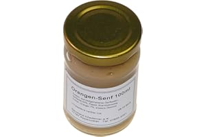 ‎WIEDEMER Wiedemer – fruchtiger Orangensenf aus frischer Zubereitung mit ausgewählten natürlichen veganen Zutaten – 1 Glas á 100ml Gourmet Senf für Salatdressing, Sauce, Fisch, Geflügel, Käse u.v.m.