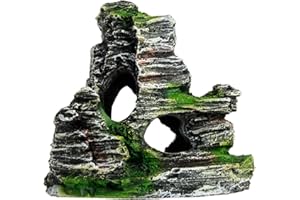 Bavokon Piedra Acuario, Acuario para peceras - Rocalla Paisaje Roca Cueva árbol Acuario Adornos pecera decoración