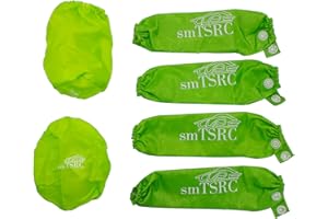 smTSRC Copertura antipolvere per filtro dell'aria e ammortizzatore Pull Starter Kit 1/5 HPI Baja 5B 5T 5SC SS (verde)