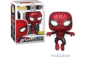 Funko POP! Marvel 80 Years # 593 - First Appearance Spider-Man [Metallic] H.T. Exclusive, Multicolore, Taglia unica