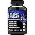 Adorreal Joint Restore 120 capsules Glucosamine Chondroitin and MSM for Cartilage & Joint Support Supplement Extra Strength; Joint and Bone, Mobility and Flexibility
