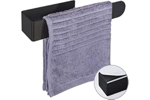 MEGAVOW Toallero de Baño y Cocina sin Taladro, Anillo de Toalla Adhesivo Barra Toallero, Acero Inoxidable, 23CM