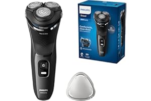 Philips Shaver Series 3000 – Elektrischer Nass- und Trockenrasierer für Männer, mit SkinProtect-Technologie, in Anthrazit, mi