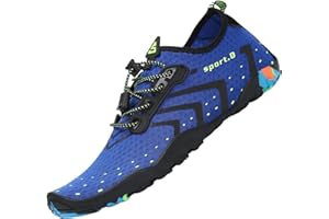 SAGUARO Buty do wody dla kobiet i mężczyzn, buty plażowe, mokre buty, lekkie buty do wody, buty do pływania, szybkoschnące, do surfowania, nurkowania, żeglarstwa, basenu, kajaka, Gr.2.5-13
