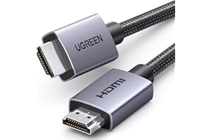 UGREEN Kabel HDMI 4K 60Hz 2K 144/120Hz 1080P 144/165/240Hz, szybki kabel HDMI 18 Gb/s, kabel HDMI 2.0 UHD ARC HDR Dolby Atmos HDCP 3D kompatybilny z Soundbarem TV/PS5/PS4/Xbox/Monitor/Laptop (1M)