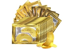 VINIMAY 25 pares Mascara Para Los Ojos, Máscara Para Ojos de Colágeno Parches de Ojos Antienvejecimiento, Contorno de Ojos Antiarrugas, cristal para mujeres y hombres