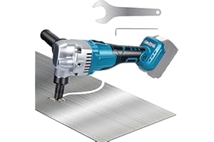 HEBERUCK Cortadora de Chapa Sin Cable, 1900 SPM, 3.5m/min, 950W, Cortadora de Chapa, Sin Batería ni Cargador