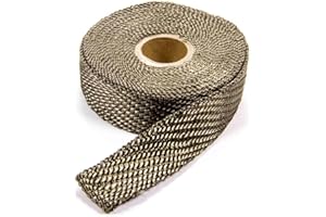 DESIGN ENGINEERING Design ingegneria dei 010125 Titanium scarico Wrap calore con tecnologia LR, 5,1 cm x 33 'Roll