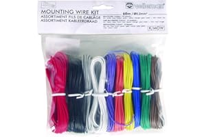 Velleman K/MOW Assorted Colour Multi-Core Mounting Wire Kit, Multi-Colour