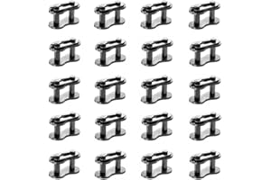 QAZAKY Compatible with 20pcs 530 Drive Chain Repair Master Connector Split Link for ATV Quad Scooter Motorcycle Go Kart Moped Pit Dirt Pocket Racing Bike Triumph Yamaha