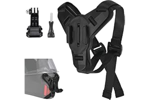 Vkesen Soporte para casco de motocicleta, soporte de barbilla para GoPro Hero 11, 10, 9, 8, 7, 6, 5, Max y otras cámaras de acción