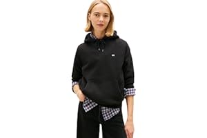 Tommy Jeans Donna Felpa con Cappuccio Flag Regular Fit