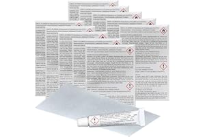 10x Blue Magic PVC Reparatur-Set Kleber und Flicken für Wasserbett, Pool, Planschbecken, Wasserbälle etc.