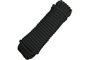 HAIY 10mm Rope, Multipurpose Rope, Durable Outdoor Cord for Camping, Hiking, Outdoor Adventures, Boating, Fishing, DIY Crafts, and Home Projects