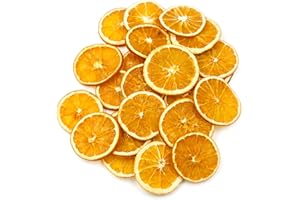 Apragaz 50 fette di arancia secche, decorazione natalizia, potpourri, corona dell'Avvento, fette di arancia naturale, secche, per decorazioni natalizie