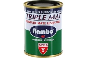 SAPHIR MEDAILLE D'OR Avel 342311 Triple mat peinture Flambo 100 ml Noir