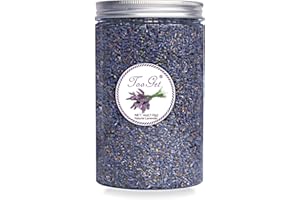 TooGet Culinary Dried Lavender Buds, 100% Raw Highland Grow Lavender Flowers, Ultra Blue Premium Grade Dried Flowers with Food Grade PET Plastic Bottle (4 OZ)