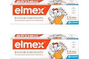 ELMEX Dentifrice enfant jusqu'à 6 ans 2x50ml
