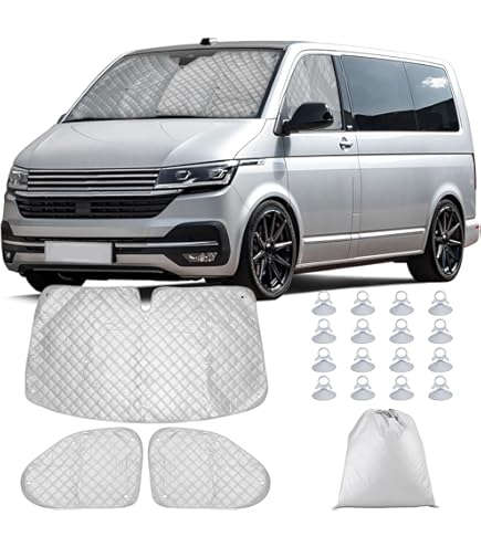 Parasole Per Parabrezza VW Multivan T7 2021-2024 - Impermeabile, Antipolvere - Foto 3