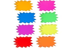 KiKiHong 120 Pezzi Cartellini Prezzi,Vendita al Dettaglio Etichette,Cartellini Prezzi Alimentari Etichette Prezzi per Negozio 16 x 12 cm(8 Colori)