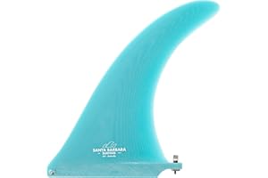 Santa Barbara Surfing SBS Fiberglass Longboard Single Fin - Butterfly Model (Greenough 4-A Template)