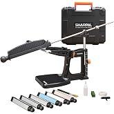 SHARPAL 202H Precision sharpening system, adjustable angle 10-35&deg; | Grinding Kit 7 Grinding Plates: Diamond 220/325/600/1000,