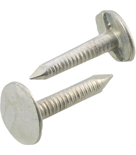 Chiodi A Testa Piatta Suki 20x20mm | Acciaio Galvanizzato | Confezione Da 400g - Foto 3