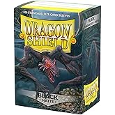 Arcane Tinmen at-11002 &ndash; Sammelkartenspielzubehoer &ndash; Dragon Shield standart Kartenhuellen, 100 adet, siyah mat