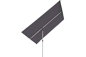 Doppler Active Balkonblende – Rechteckiger Sonnenschirm ideal für den Balkon –Plus Sichtschutz – 180x130 cm