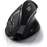 CSL – Nuovo Mouse Verticale – Con display OLED Programmabile direttamente - 2,4 Ghz e Bluetooth integrato – Pulsanti Kailh – 