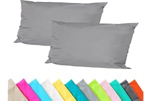 JACK Set of 2 Outdoor Cushion Covers, 30 x 50 cm, Waterproof Seat Cushion, Lounge Cushion, Garden Chair, Lotus Effect, Colour: Grey